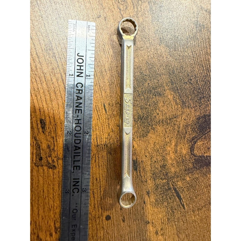 Snap-on Tools Wrench Tie Clip Silver Gold Tone Mechanic Automotive‎ Accessory
